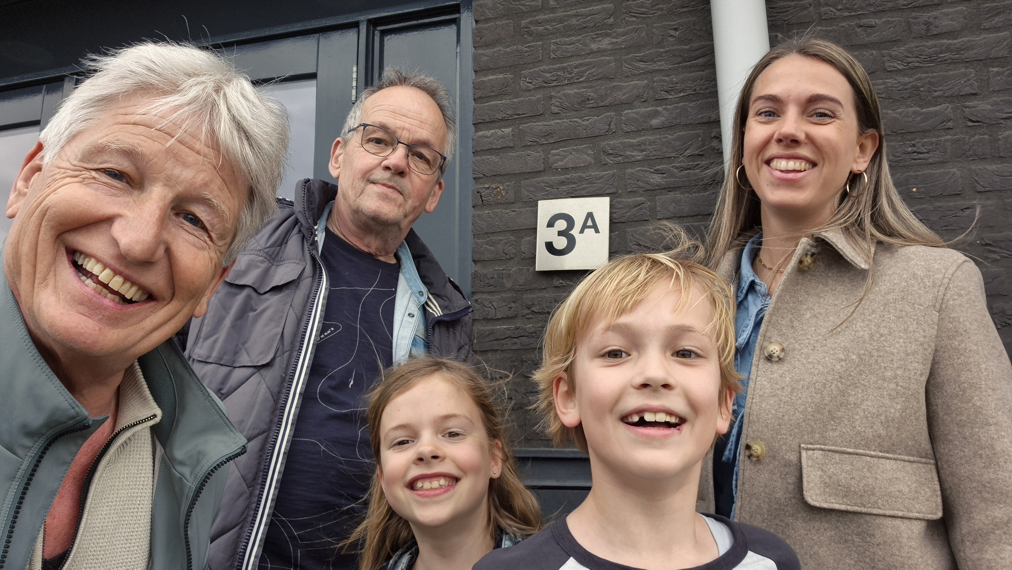 Selfie van Team Nico bij Intercombi
