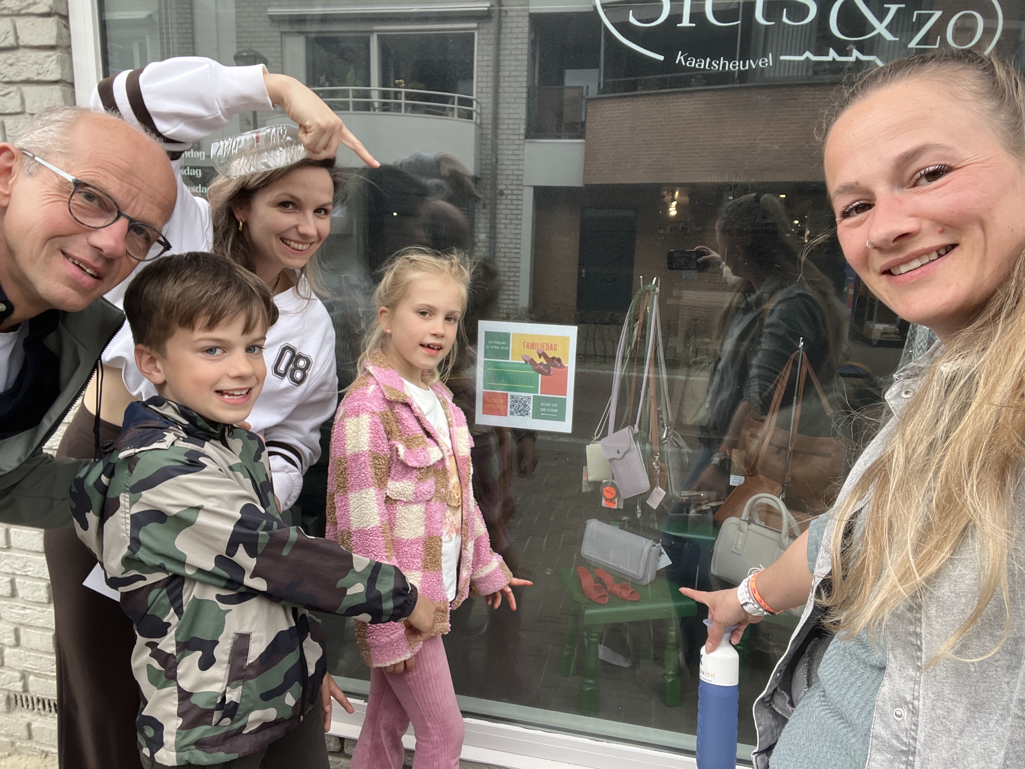 Selfie van Team Piet bij Siets&Zo